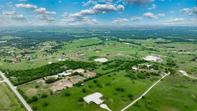 a view of a green yard