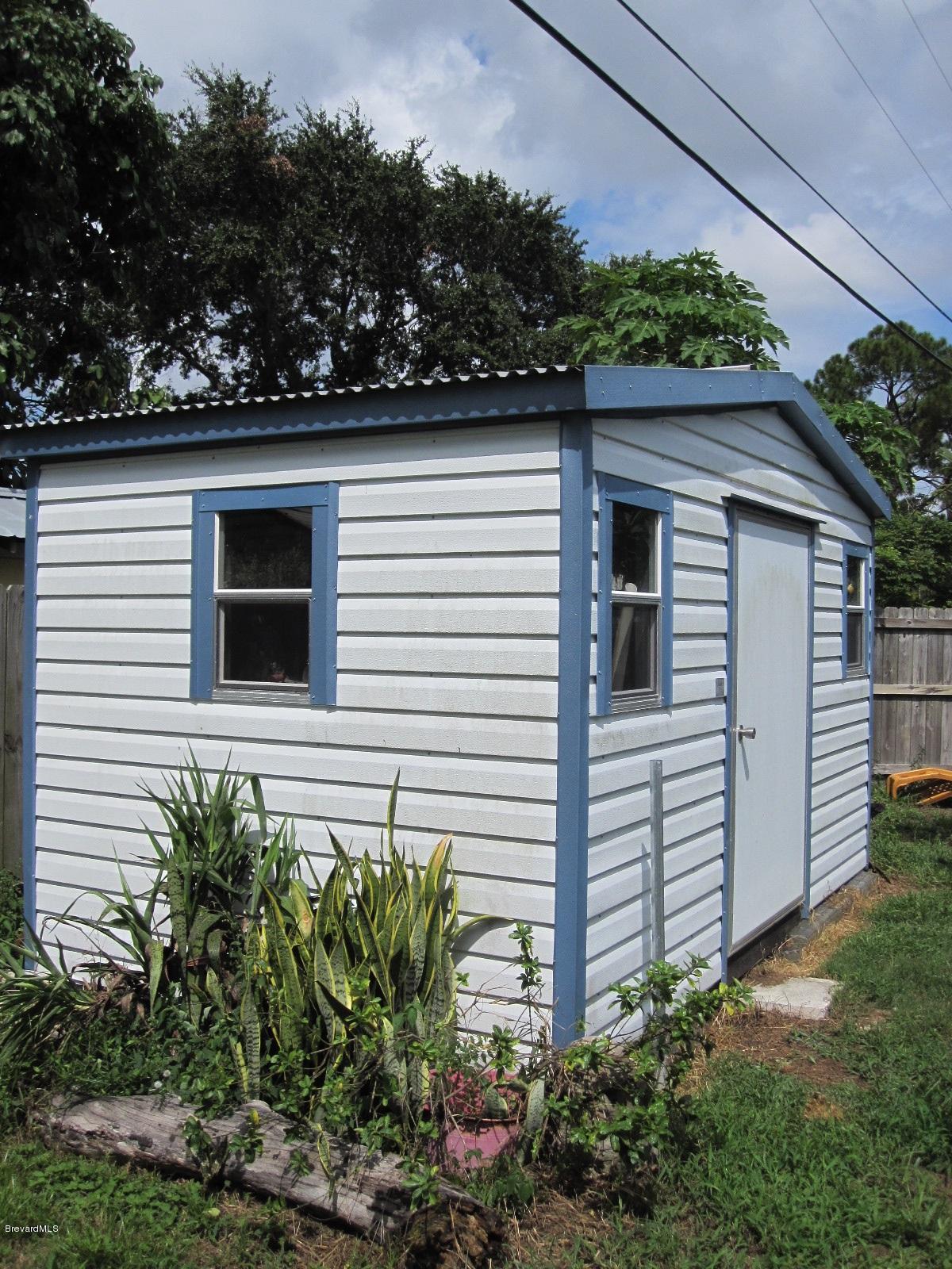 1086 Macco Road Cocoa, FL 32927 - Photo 21 of 23 Shed with electric 12x8