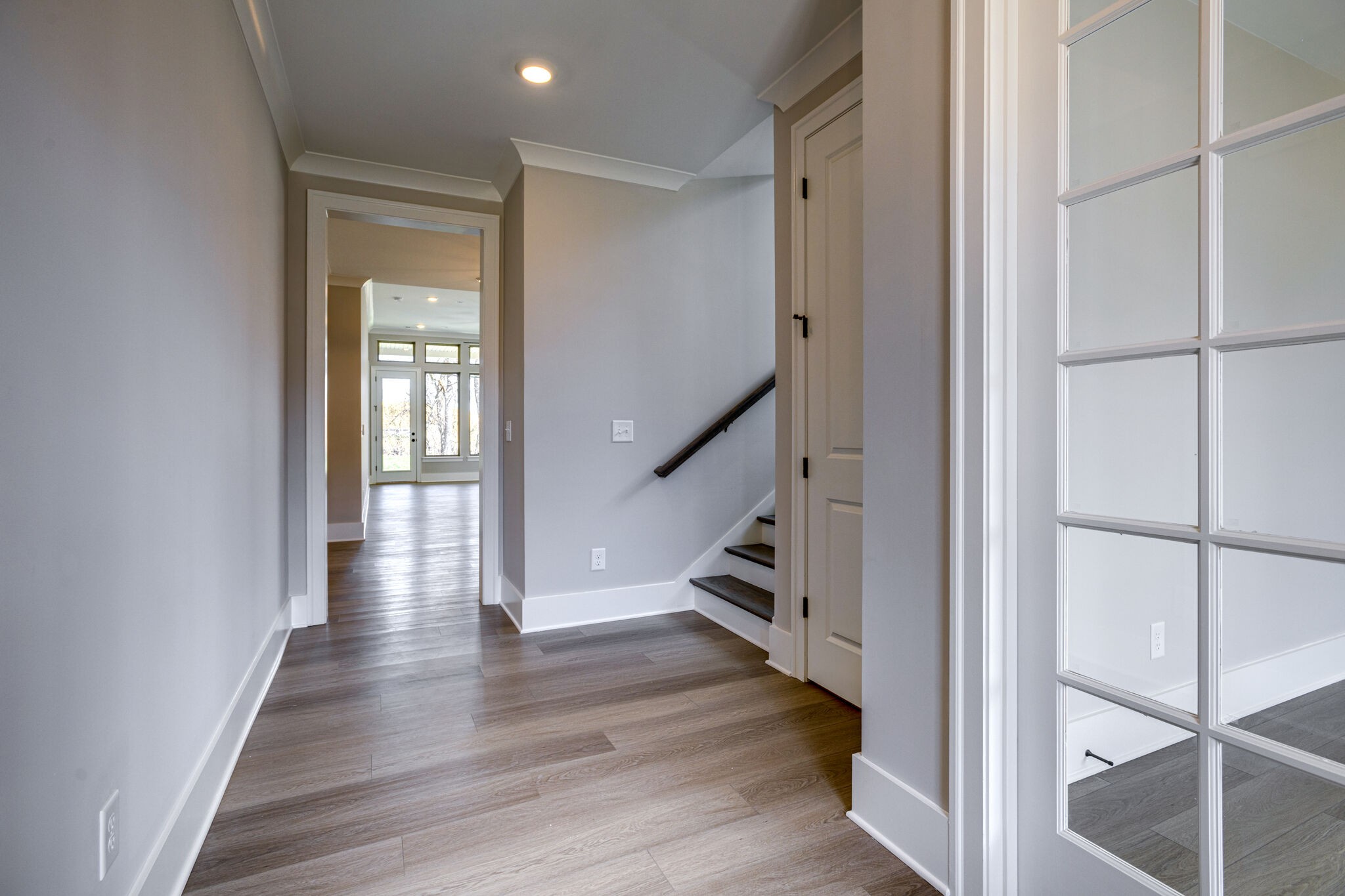 1057 Fallow Road Mount Juliet, TN 37122 - Photo 4 of 41 a view of entryway with wooden floor and staircase