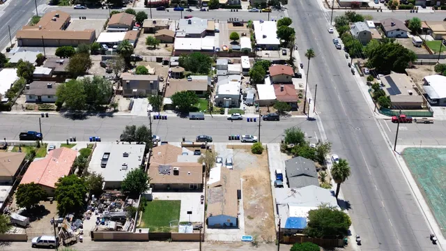 an aerial view of city