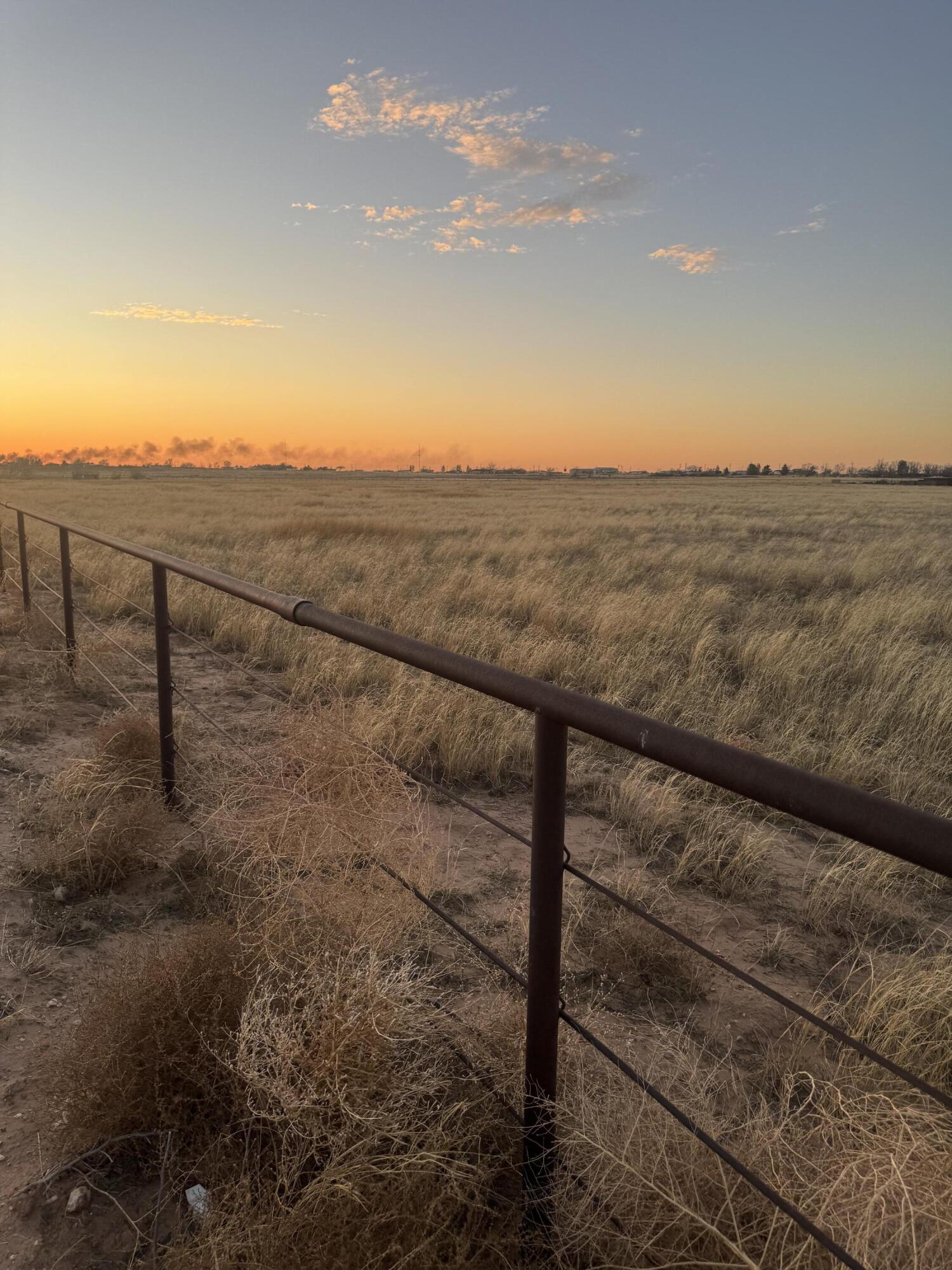 Bearcat Rd Bearcat Lubbock, TX 79407 - Photo 5 of 6 a view of a dry yard with wooden fence