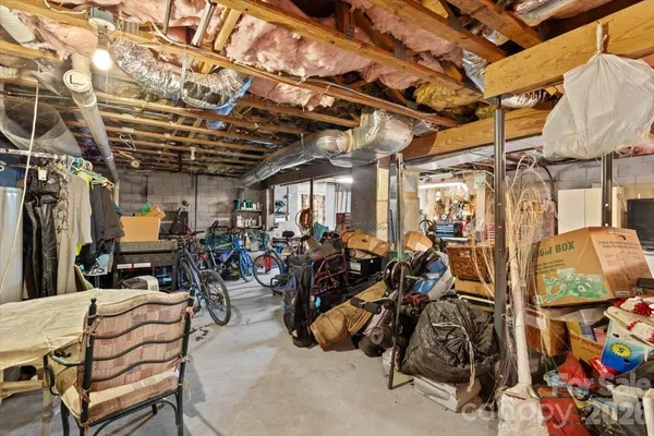 a view of a bike garage