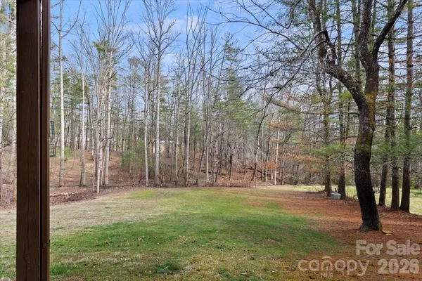 a view of outdoor space with garden
