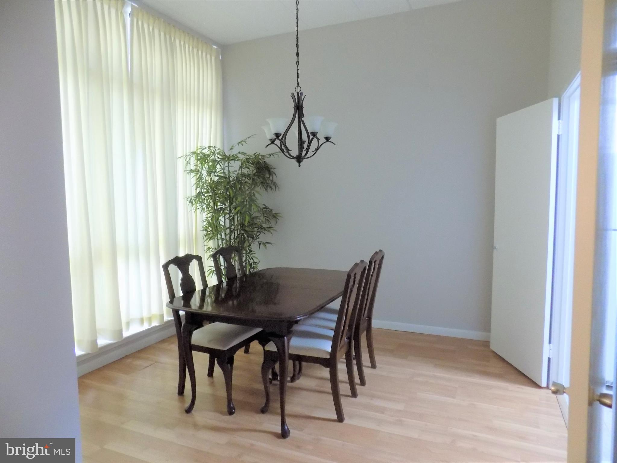 11564 Rolling Green Court, Unit 101 Reston, VA 20191 - Photo 15 of 71 Formal dining room with floor to ceiling windows