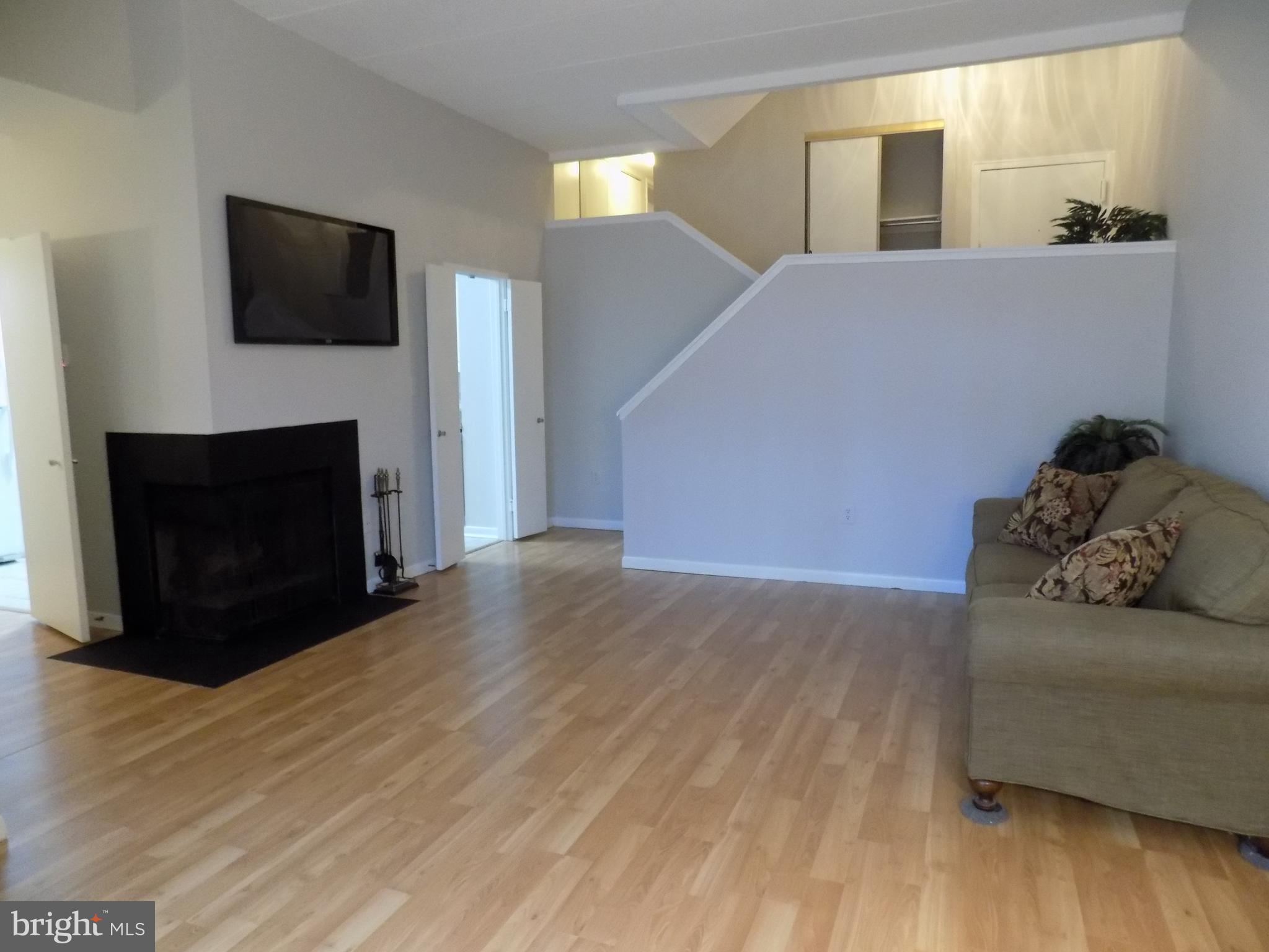 11564 Rolling Green Court, Unit 101 Reston, VA 20191 - Photo 5 of 71 Family room with soaring 2 story ceilings