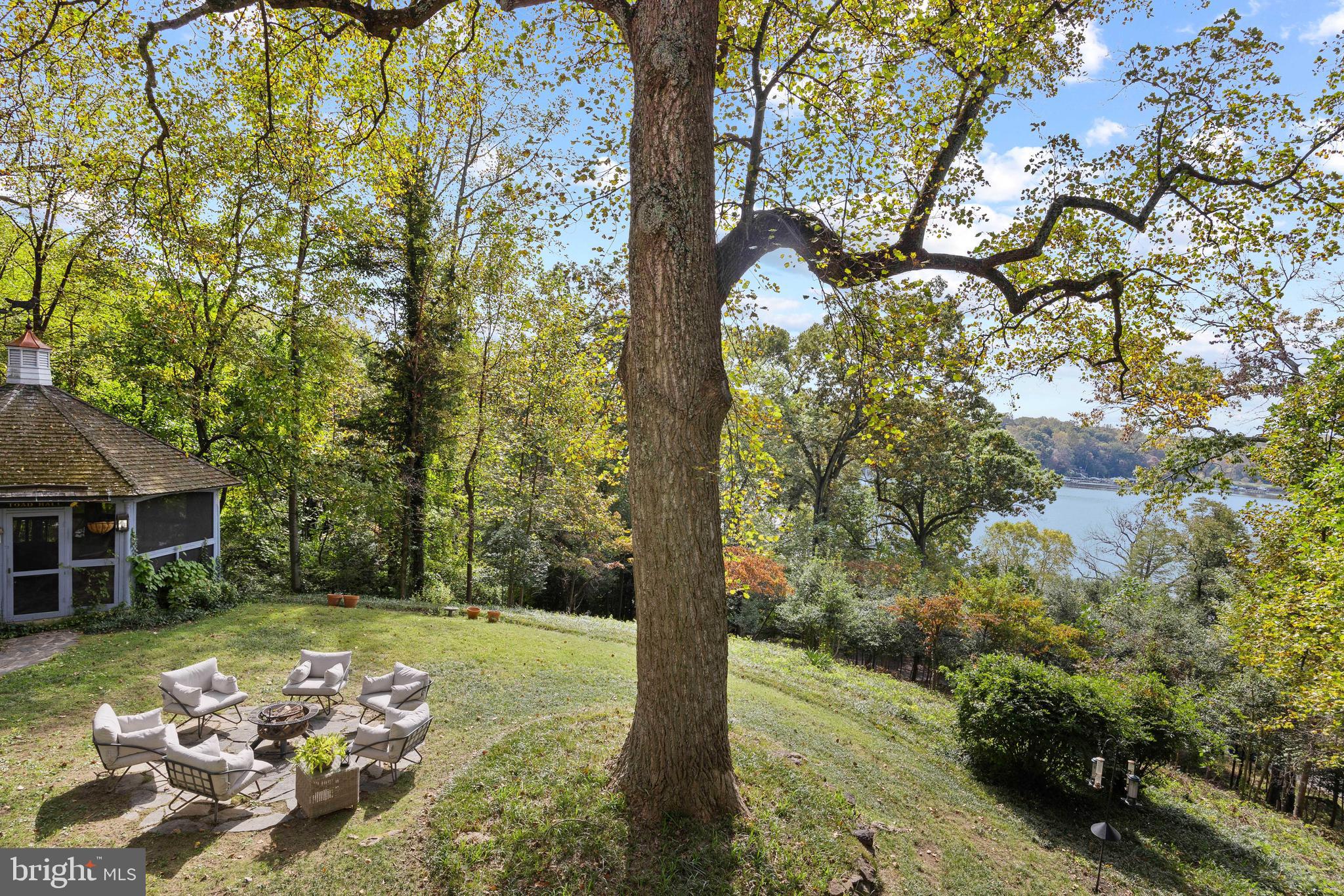 26 Windward Drive Severna Park, MD 21146 - Photo 5 of 48 Gazebo and firepit overlooking Severn River