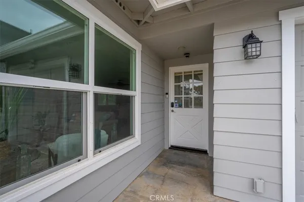a view of front door
