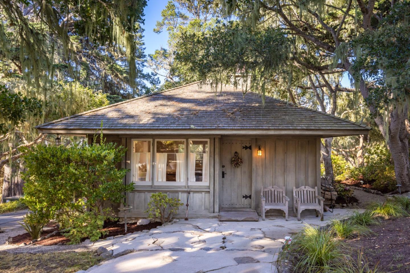 72 Fern Canyon Road Carmel, CA 93923 - Photo 51 of 66 a backyard of a house with yard and outdoor seating