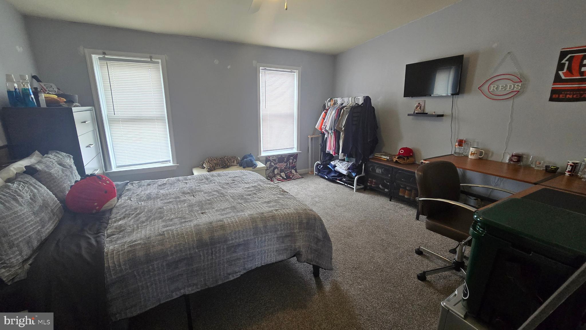 4709 Fowler Street Philadelphia, PA 19127 - Photo 14 of 21 a bedroom with a bed and a desk