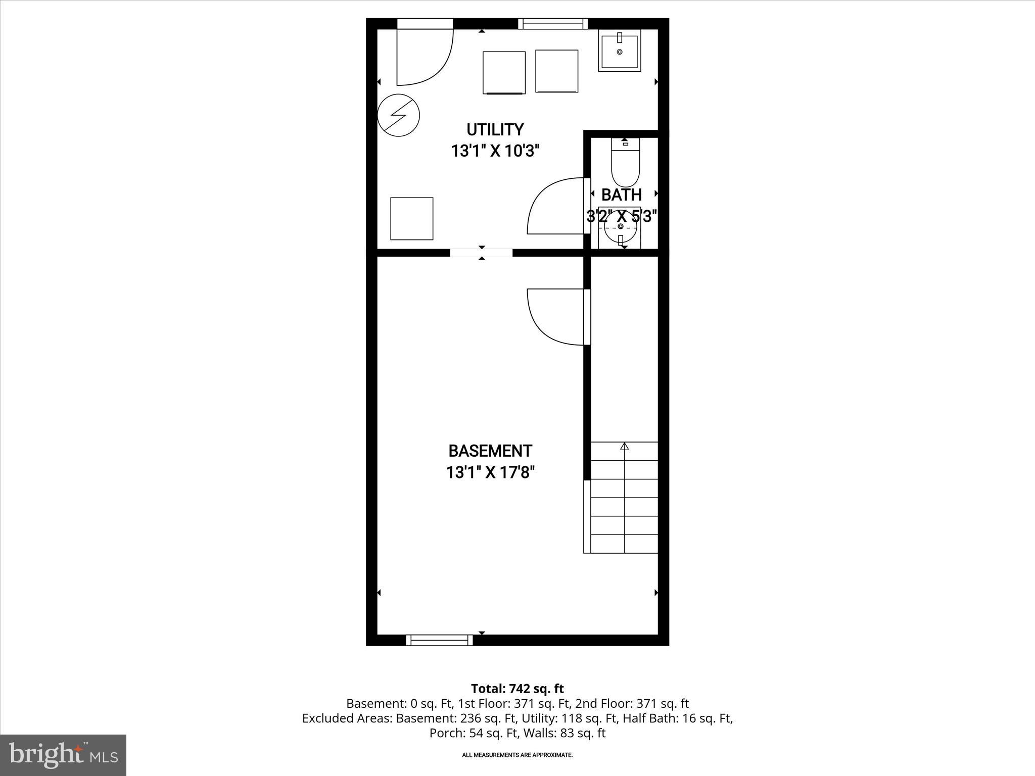 3645 Clarenell Road Baltimore, MD 21229 - Photo 42 of 43 Lower Level Floor Plan