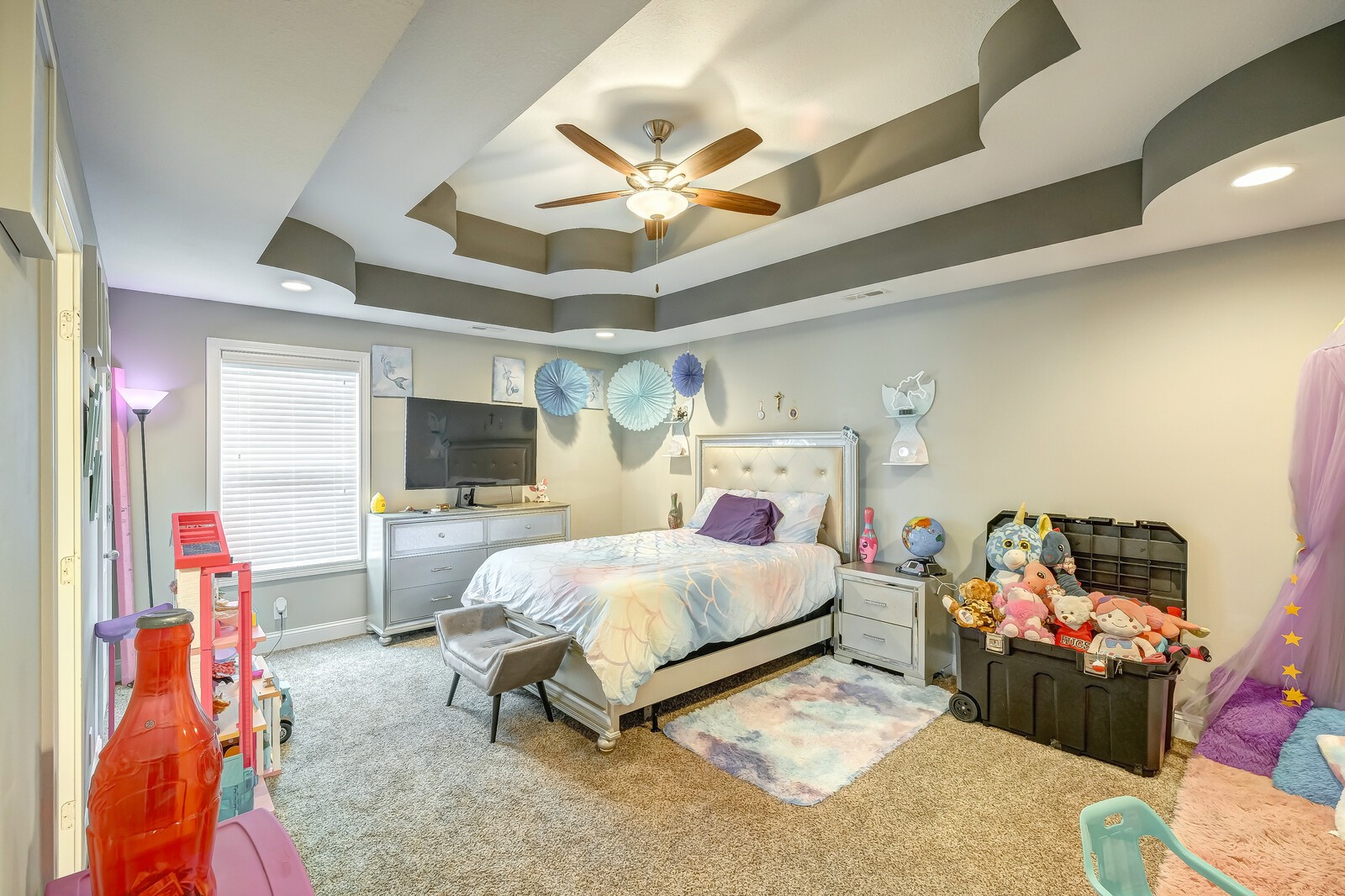 1487 Raven Road Clarksville, TN 37042 - Photo 21 of 44 a bed room with a bed and a couch