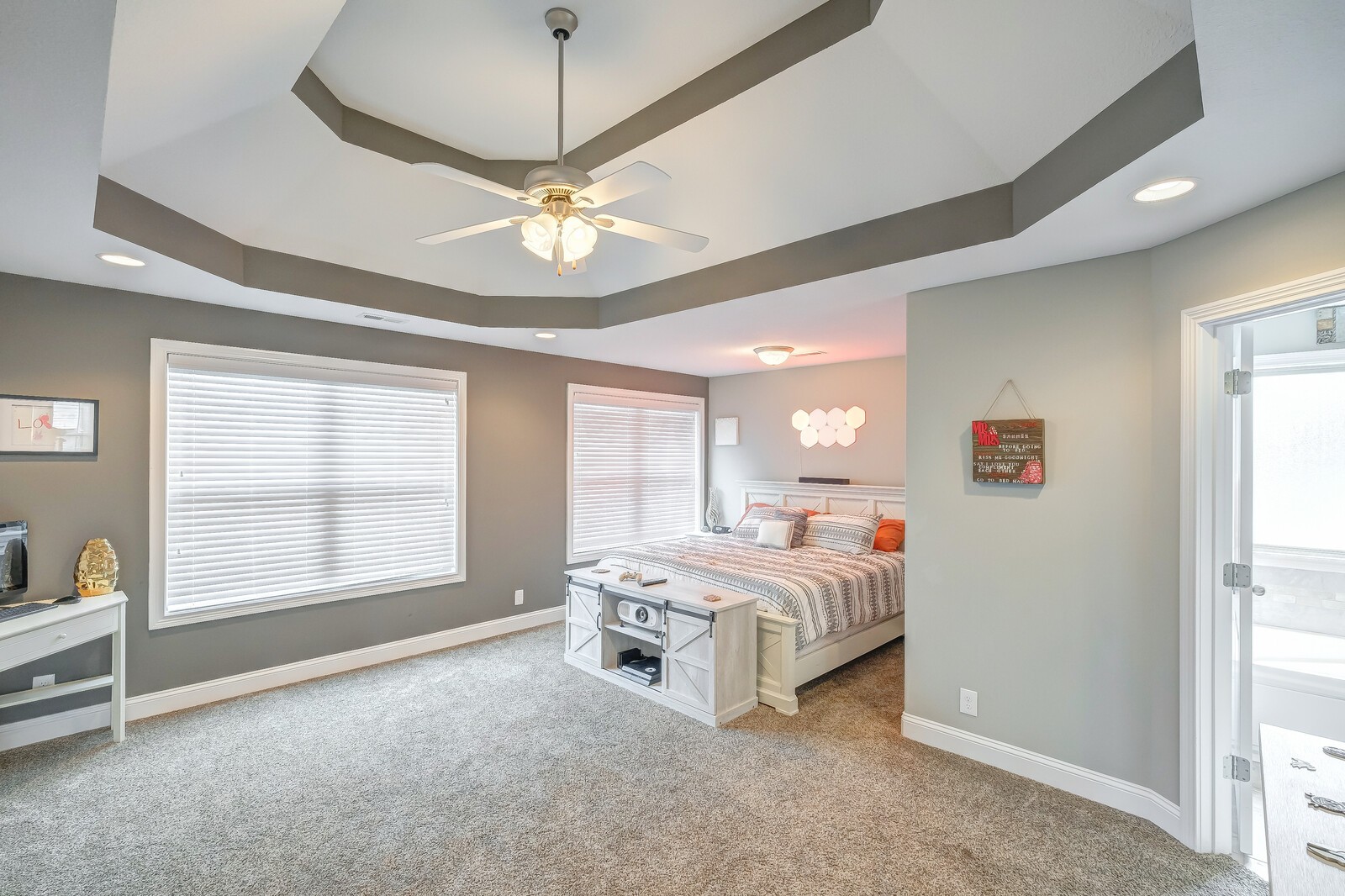 1487 Raven Road Clarksville, TN 37042 - Photo 26 of 44 a spacious bedroom with a bed and a window