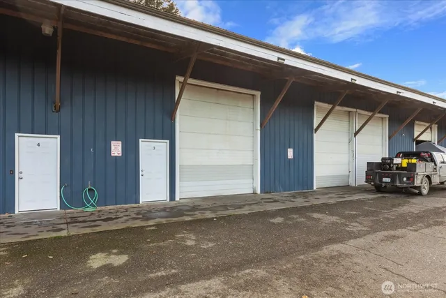 a view of a car garage