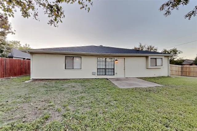 a view of outdoor space yard and garage