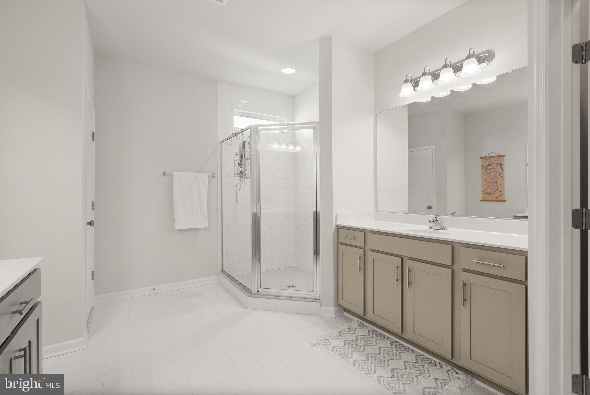 131 Interlace Way Stephenson, VA 22656 - Photo 30 of 71 a bathroom with a double vanity sink mirror and shower