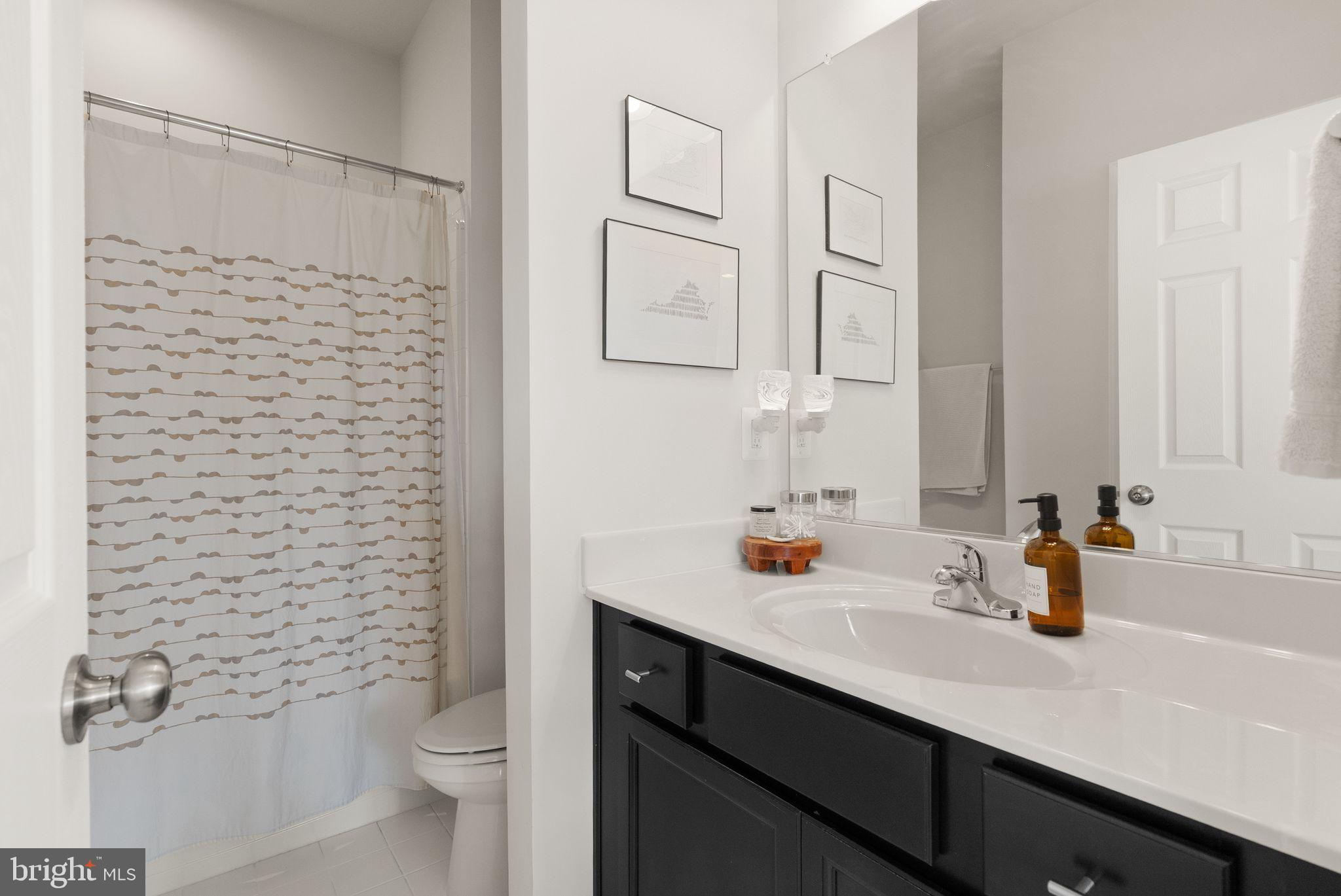 131 Interlace Way Stephenson, VA 22656 - Photo 35 of 71 a bathroom with a sink a toilet and shower curtain