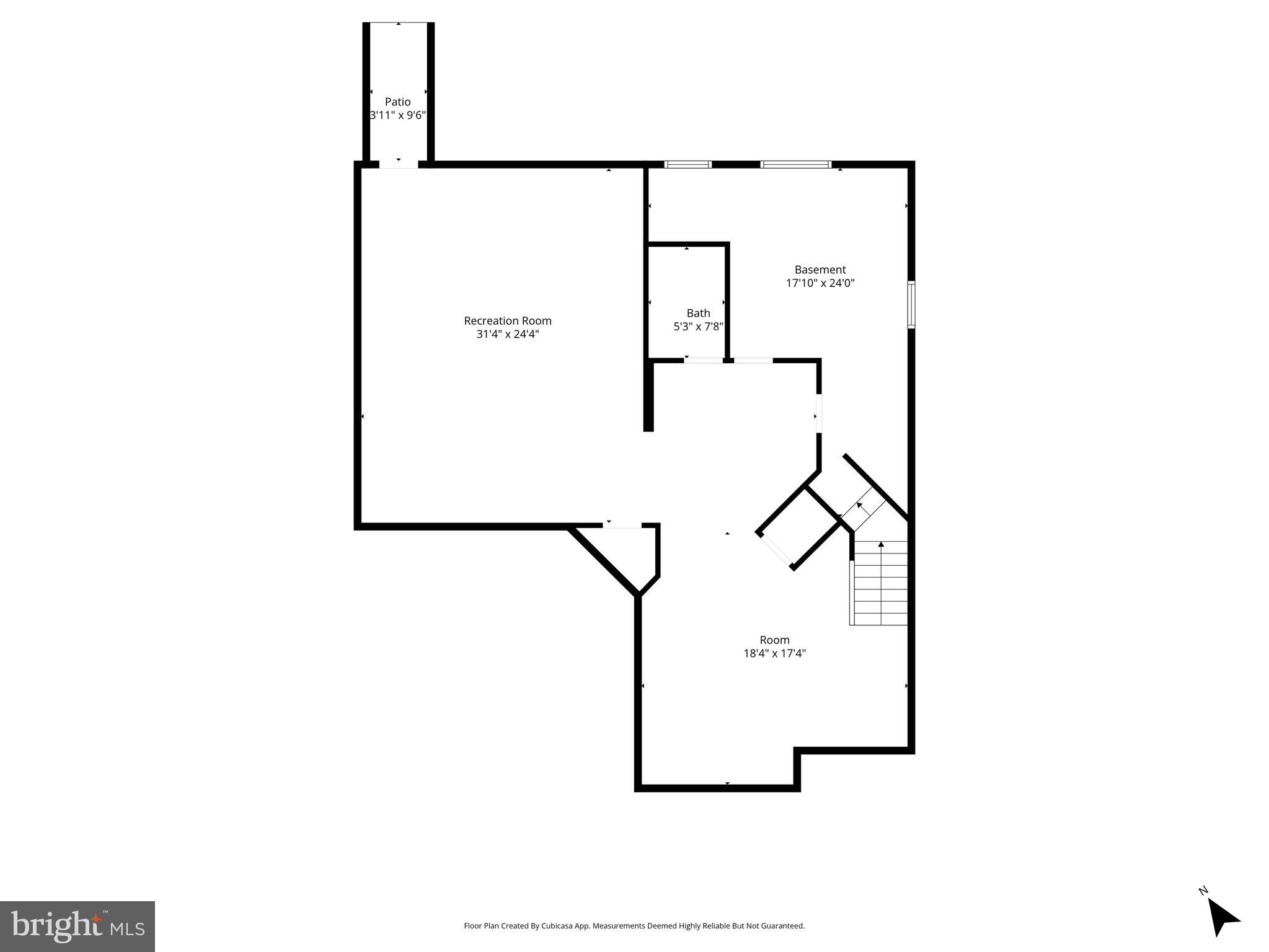 131 Interlace Way Stephenson, VA 22656 - Photo 71 of 71 Basement floor plan