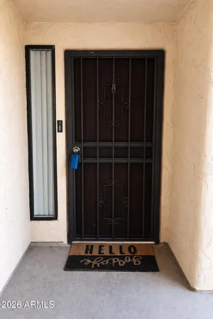 an empty room with window