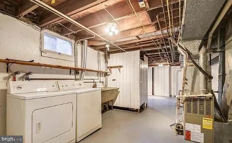 5806 Kenmore Road Baltimore, MD 21210 - Photo 27 of 35 a utility room with dryer and washer