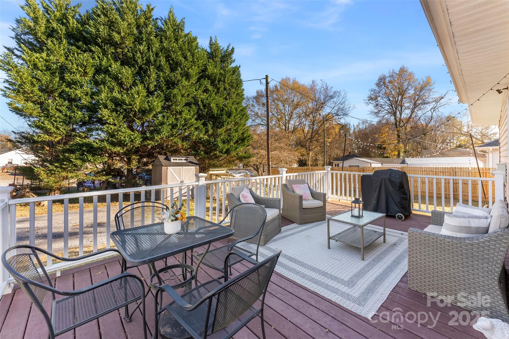 909 South Main Street Clover, SC 29710 - Photo 24 of 26 a view of a roof deck with furniture