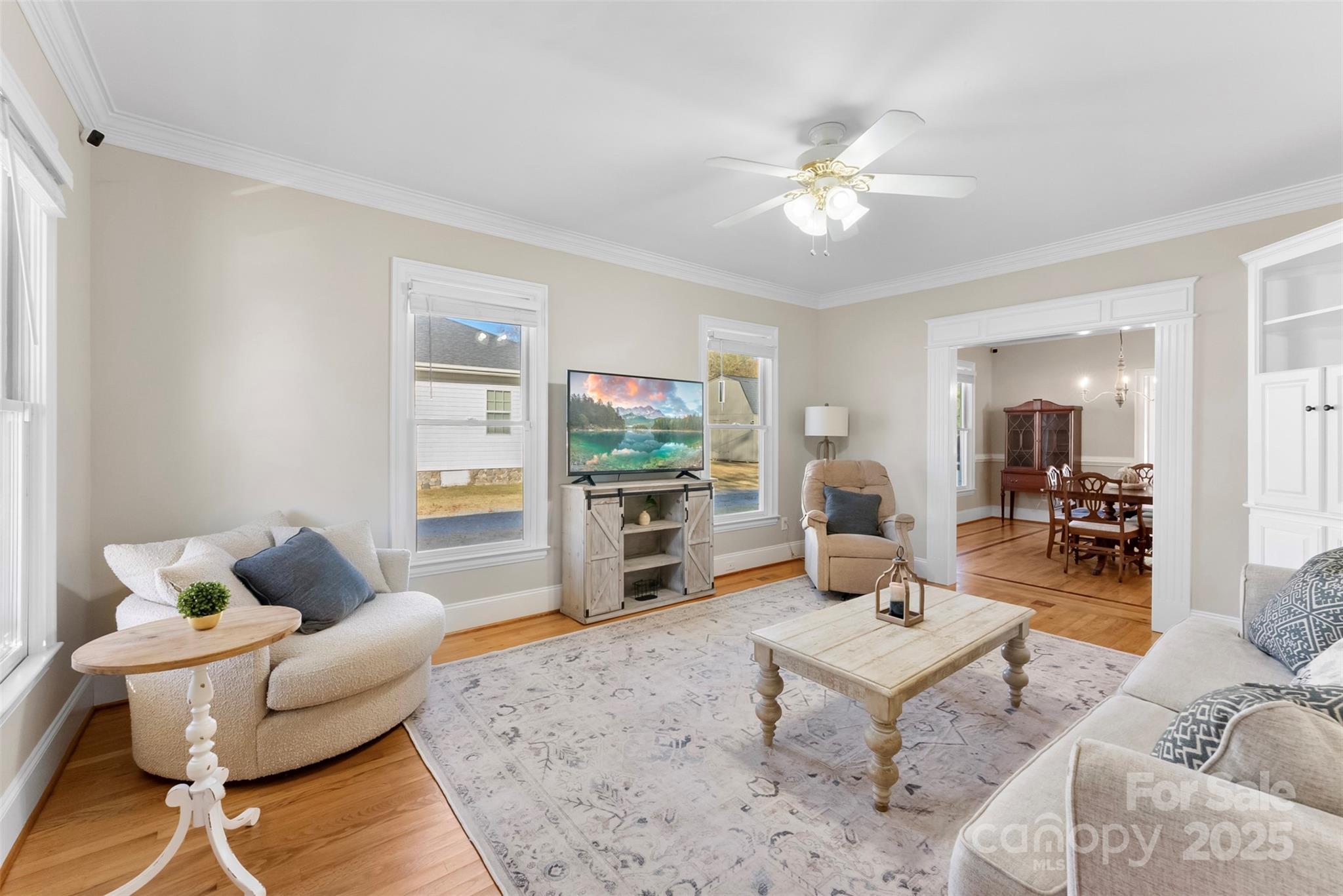 909 South Main Street Clover, SC 29710 - Photo 4 of 26 a living room with furniture and a flat screen tv