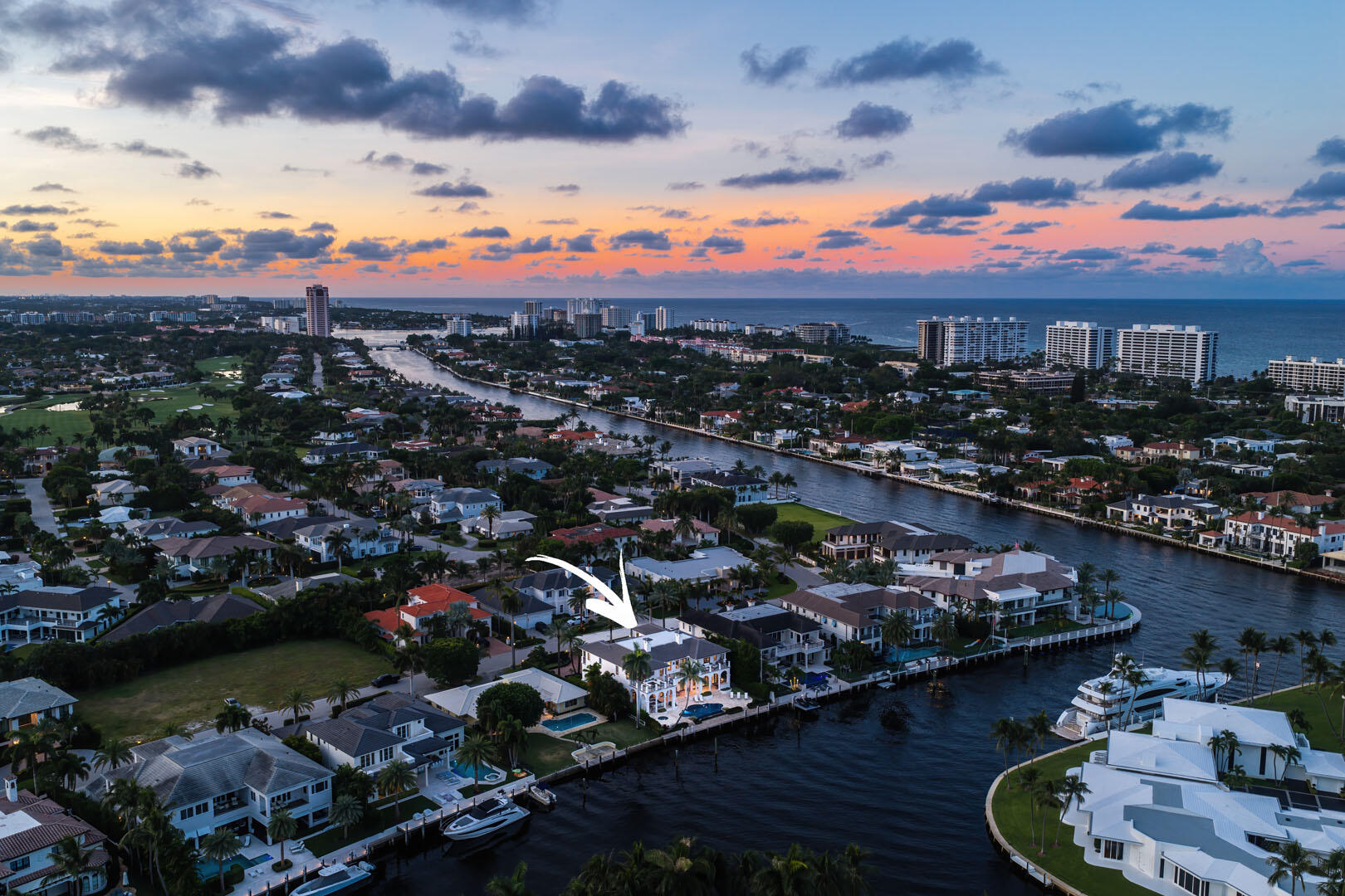 450 South Maya Palm Drive Boca Raton, FL 33432 - Photo 55 of 70 450_South_Maya_Palm_Drive_Dusk_04
