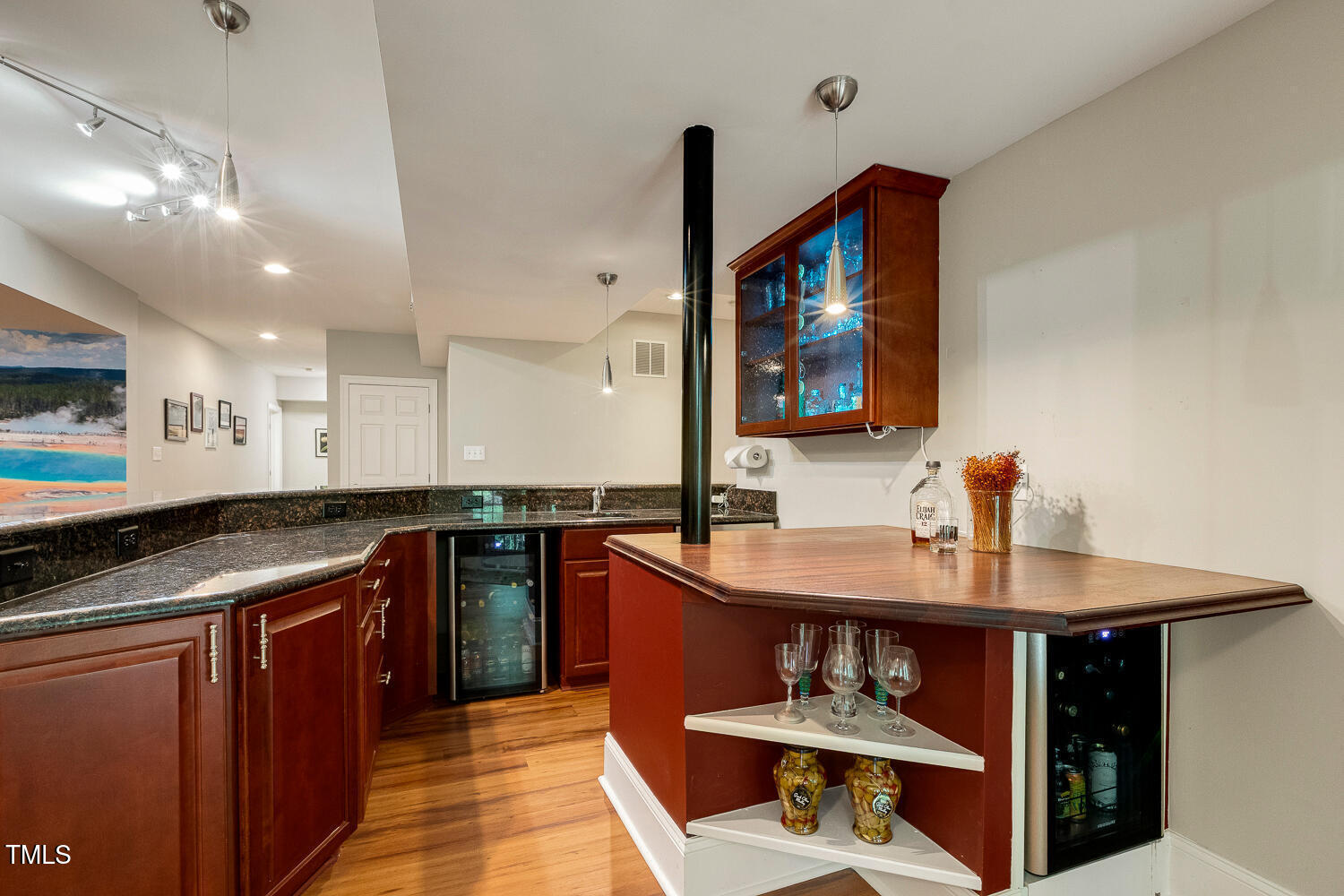 1505 October Road Raleigh, NC 27614 - Photo 36 of 76 a kitchen with stainless steel appliances granite countertop a sink and a stove
