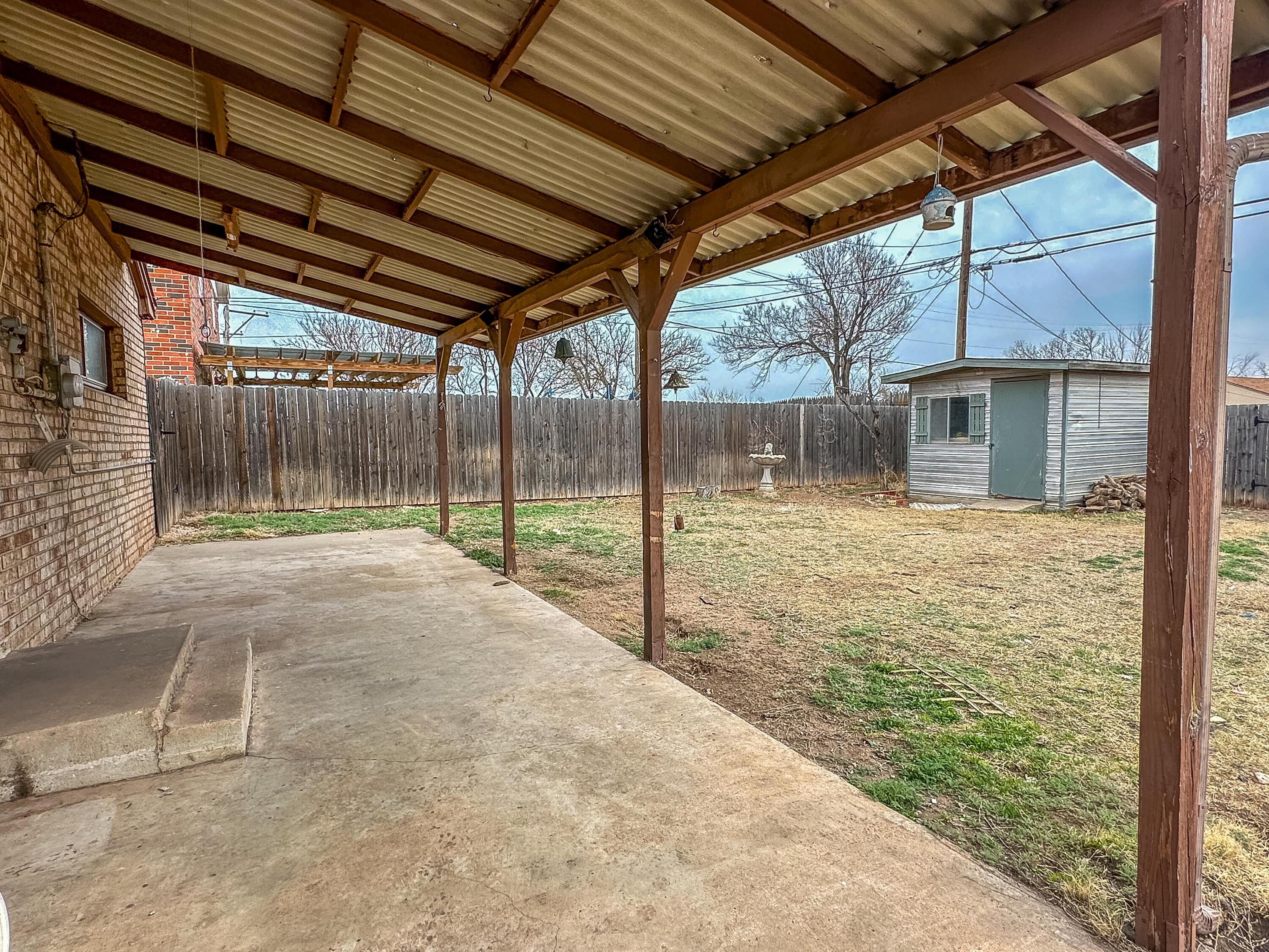 1103 Madison Street Borger, TX 79007 - Photo 16 of 16 a view of a backyard
