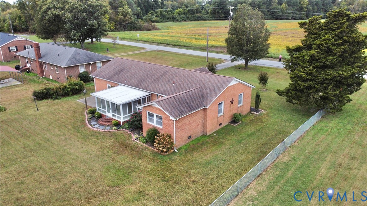 199 Ruritan Drive Emporia, VA 23847 - Photo 32 of 35 a aerial view of a house with a yard