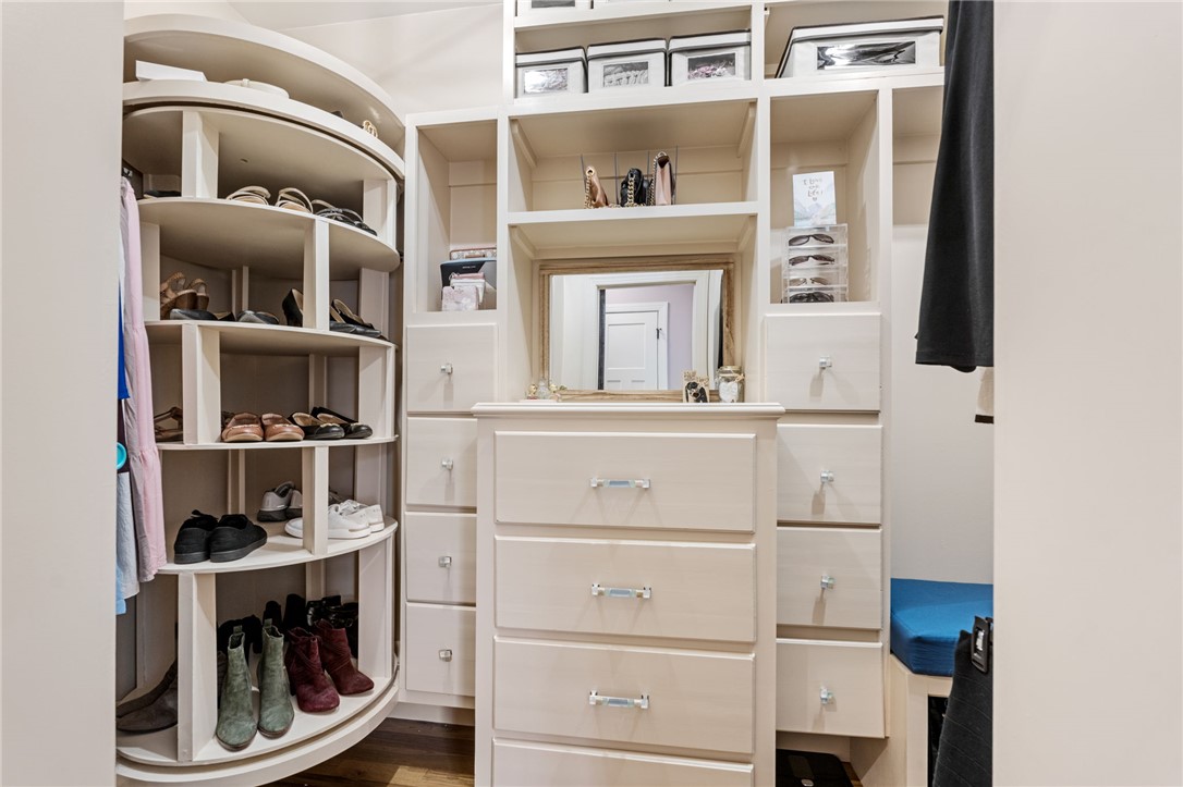 10 Colonel Storrs Court Greer, SC 29650 - Photo 19 of 48 Primary Walk-In Closet #1 with Lazy Susan for all your shoes!
