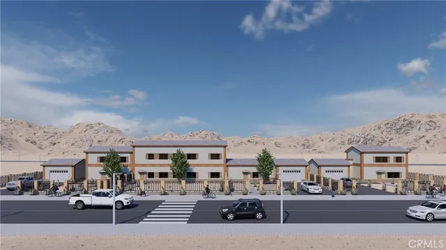 a car parked in front of a building