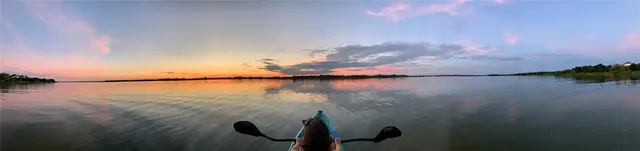 a view of an ocean beach