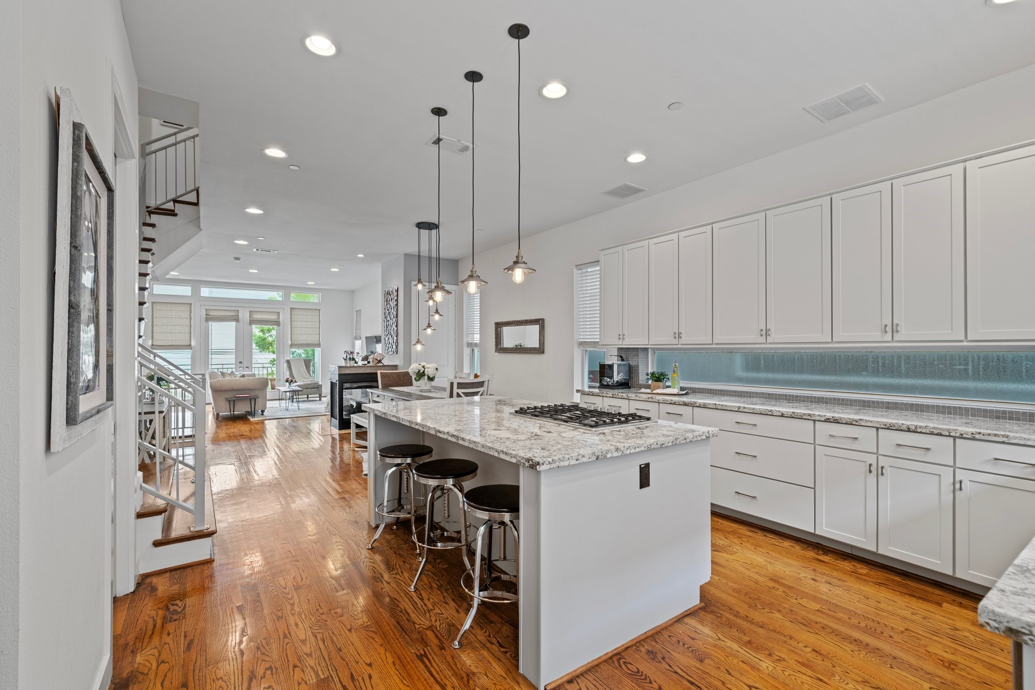 1804 Prospect Street Houston, TX 77004 - Photo 18 of 49 Beautiful natural lighting comes in the kitchen by the lower long windows.