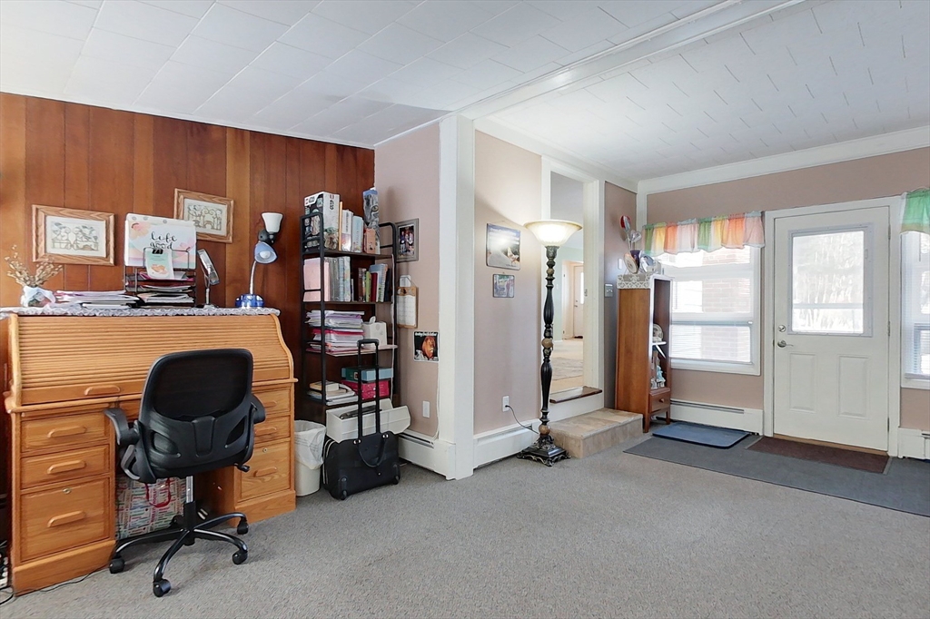 19 Mill Road Littleton, MA 01460 - Photo 21 of 31 a view of a workspace with furniture and a window
