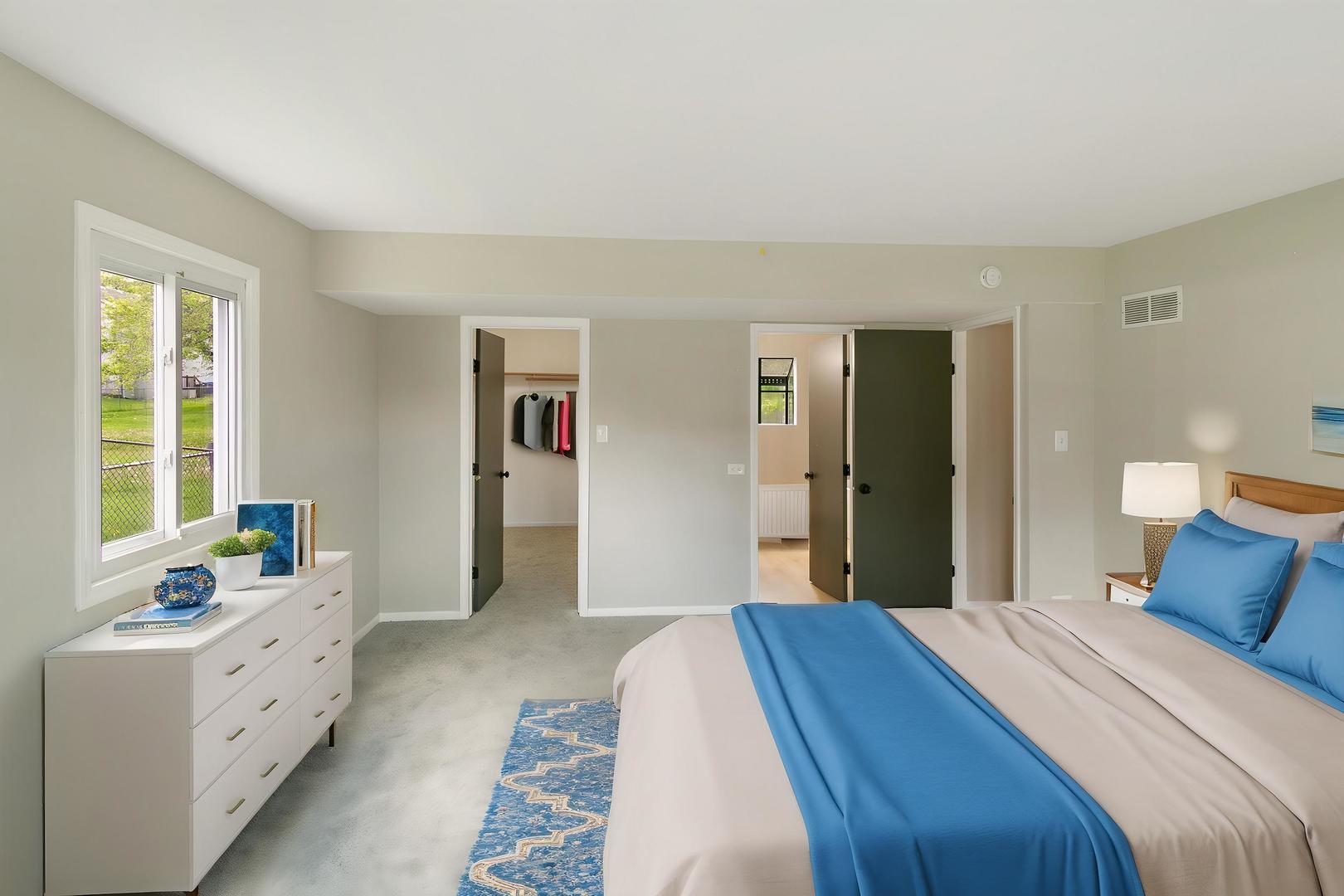 3618 Ronald Road Crete, IL 60417 - Photo 11 of 28 a bedroom with bed and a window