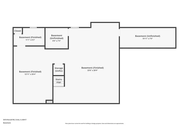 $354,700 | 3618 Ronald Road, Crete, IL 60417