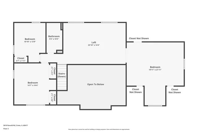 $354,700 | 3618 Ronald Road, Crete, IL 60417