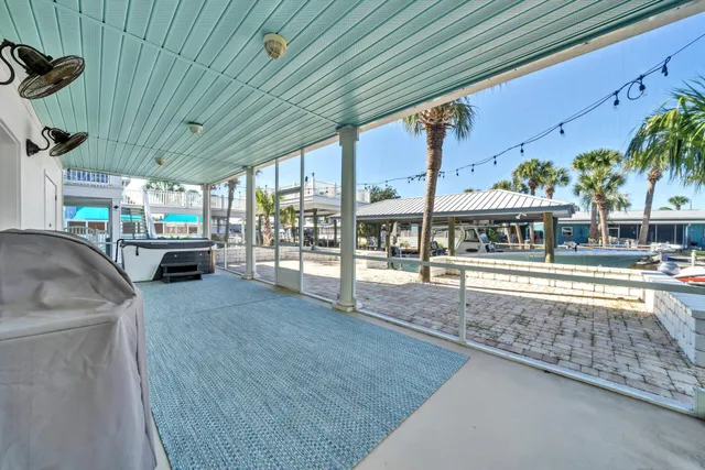 a view of a city with an ocean view