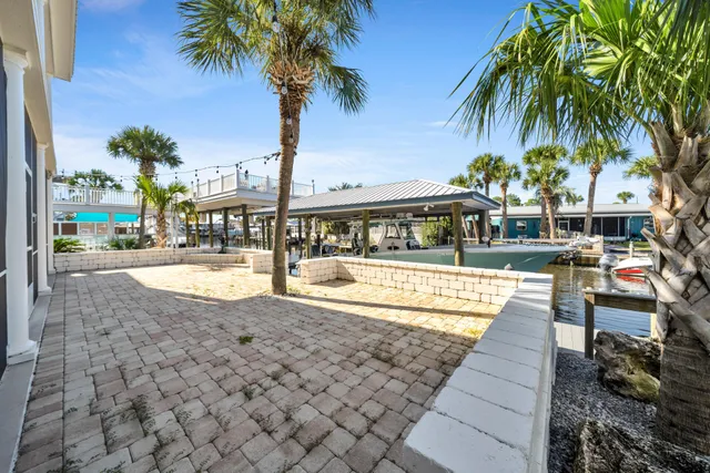 a view of a city with an ocean view