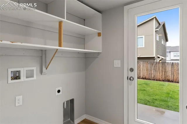 a view of a balcony with an outdoor space