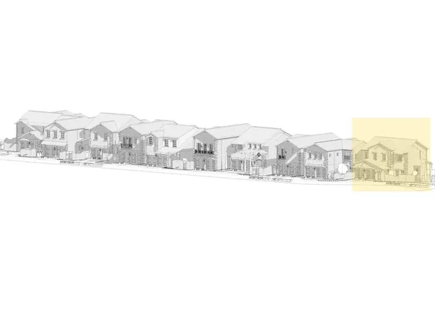 a view of a city from a terrace