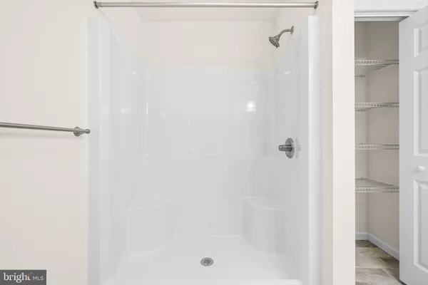 a view of room with white walls