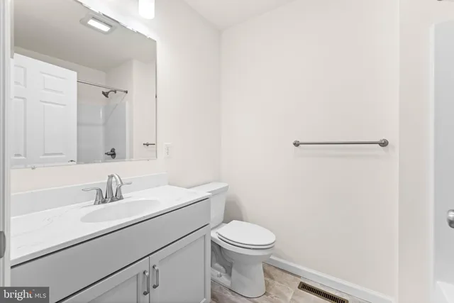 a close view of a shower in the kitchen