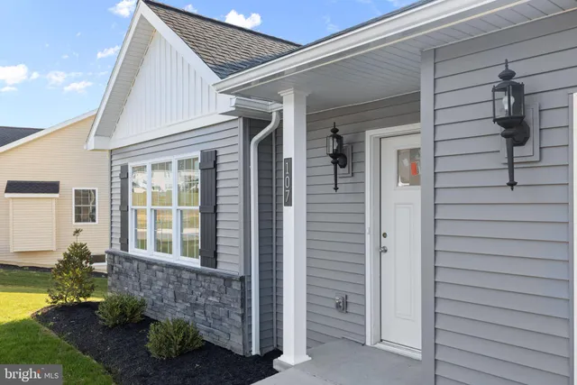 a view of front door of house
