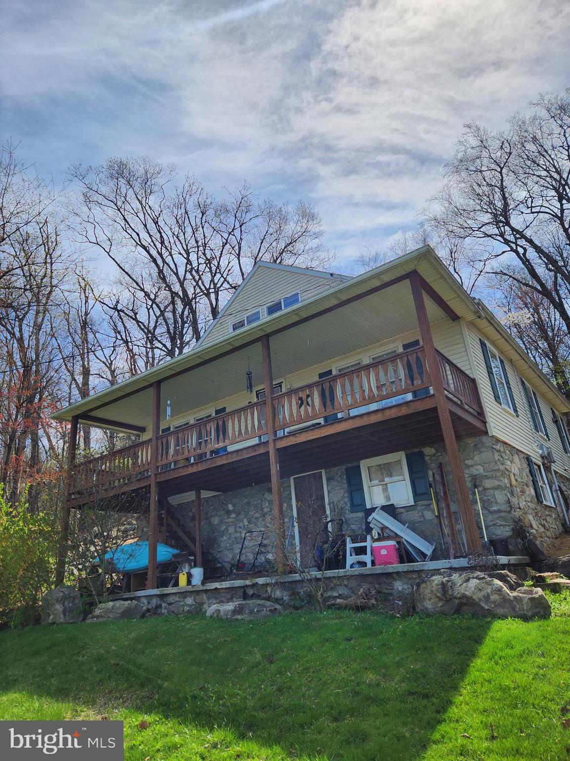 24717 Waldheim Road Cascade, MD 21719 - Photo 3 of 12 front view of a building with a yard