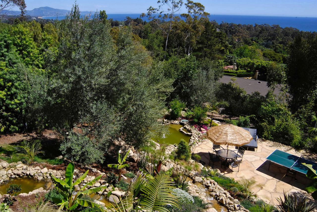 1123 Glenview Road Santa Barbara, CA 93108 - Photo 12 of 15 an aerial view of a house with a yard