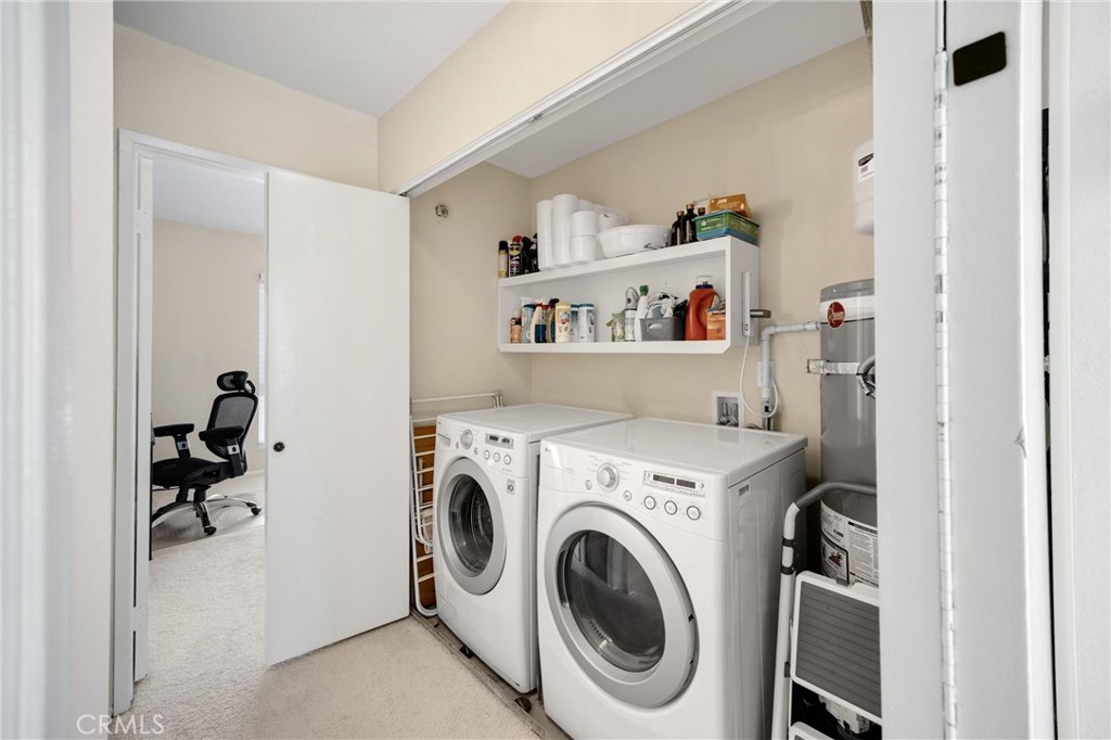 25885 Trabuco Road, Unit 306 Lake Forest, CA 92630 - Photo 26 of 38 a view of washer and dryer in a utility room