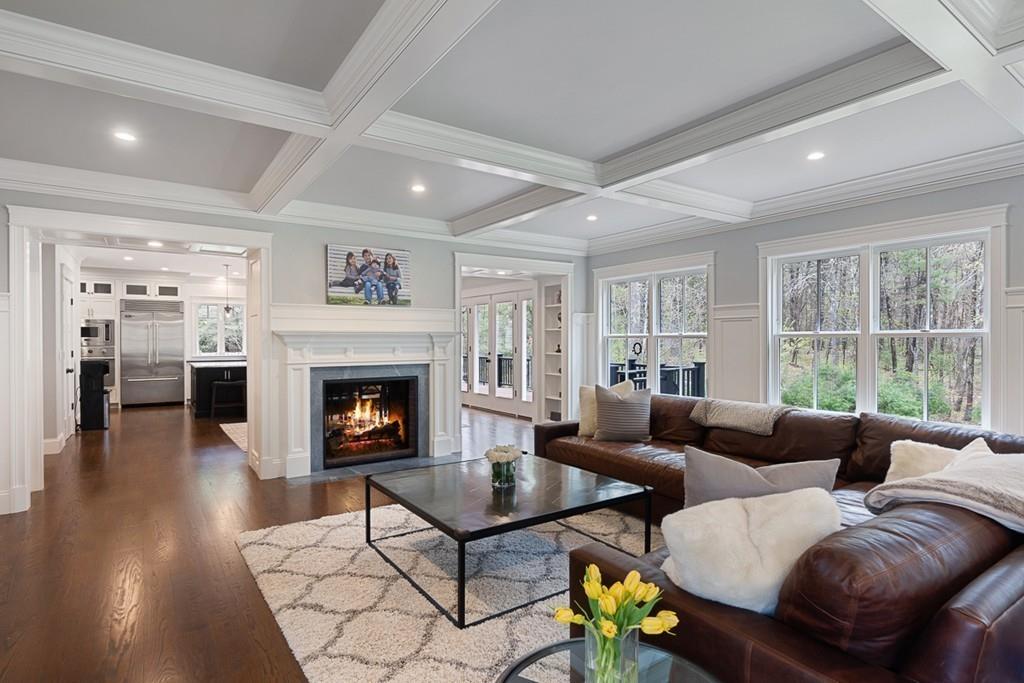 88 Hugh Cargill Road Concord, MA 01742 - Photo 9 of 36 a living room with furniture and a fireplace