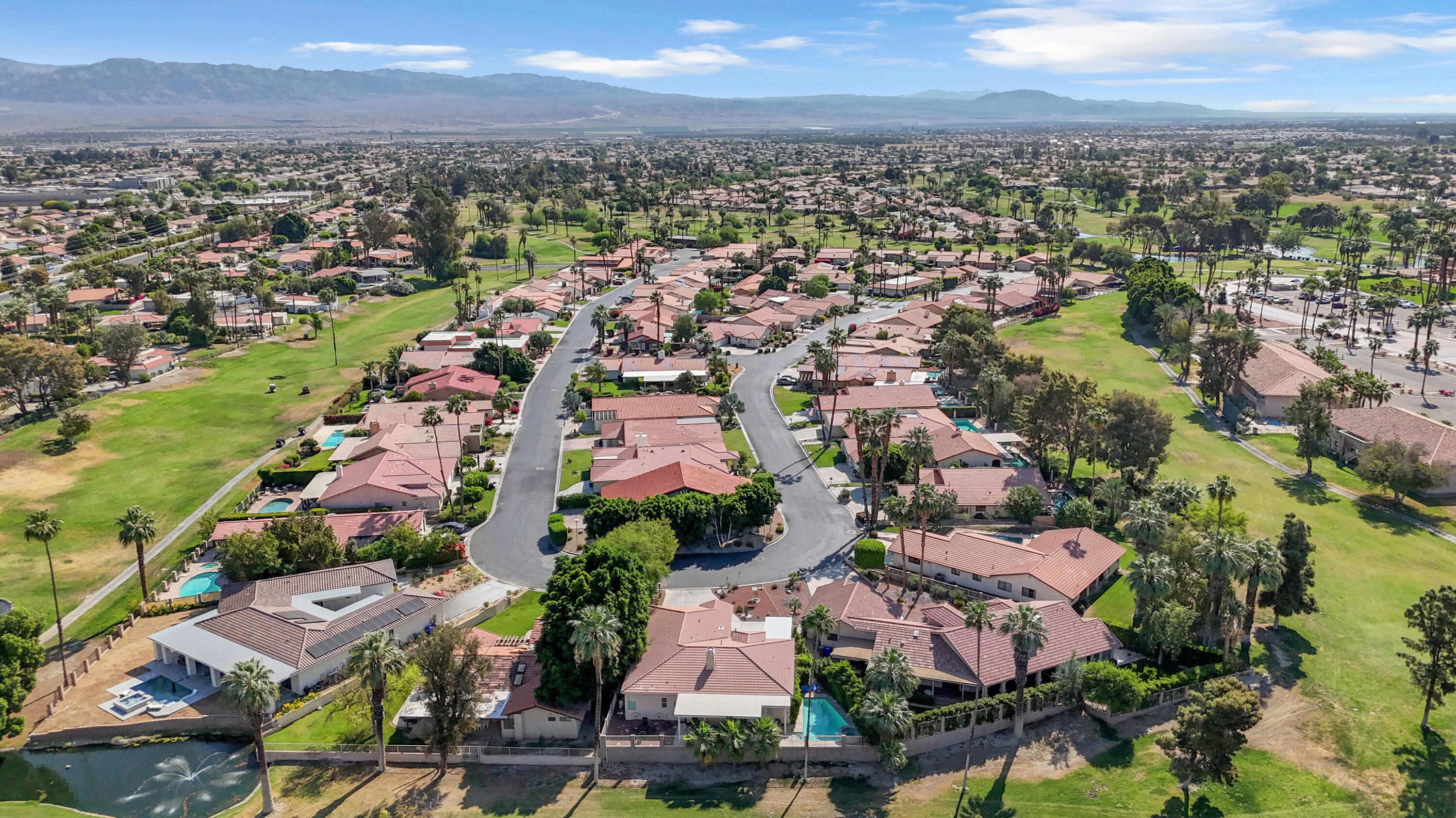 48305 Pic Way Indio, CA 92201 - Photo 67 of 77 an aerial view of residential houses with outdoor space