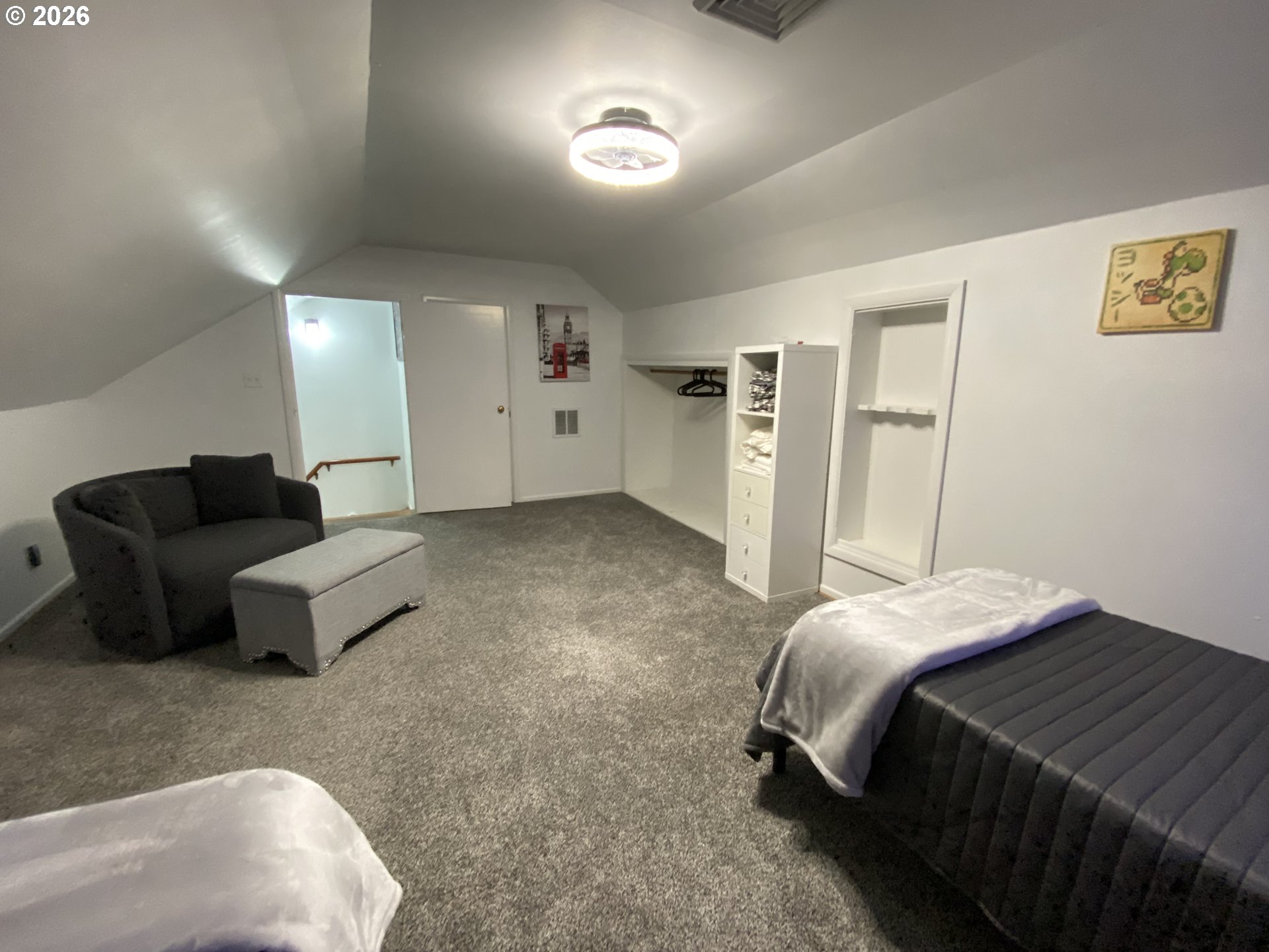 2872 Suffolk Court Eugene, OR 97401 - Photo 33 of 36 a bedroom with a bed and couch